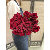 Роза красная 19 шт