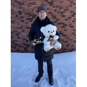 Медведь белый  75 см
